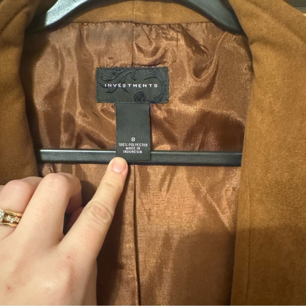 Rust Brown Women's Jacket - Picture 2 of 4